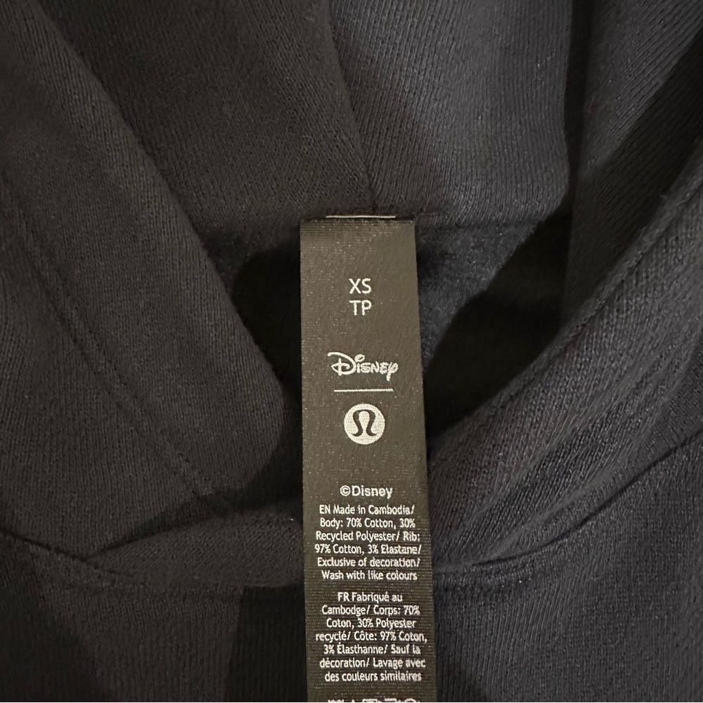 NWT XS Lululemon Steady State Pullover Plush Fleece Hoodie Disney Mickey UNISEX - Picture 7 of 9